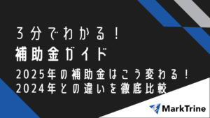 3分でわかる補助金ガイド 2025年の補助金はこう変わる！2024年との違いを徹底比較